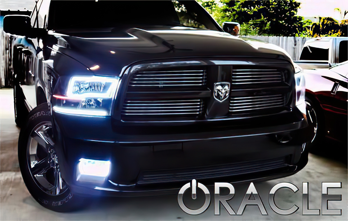 1184-001 - Dodge Ram Sport 2009-2015 ORACLE LED Fog Halo Kit